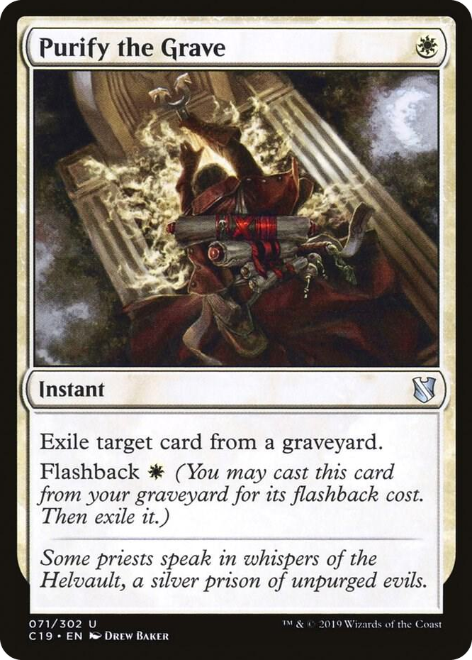 0071 Purify the Grave U Commander 2019
