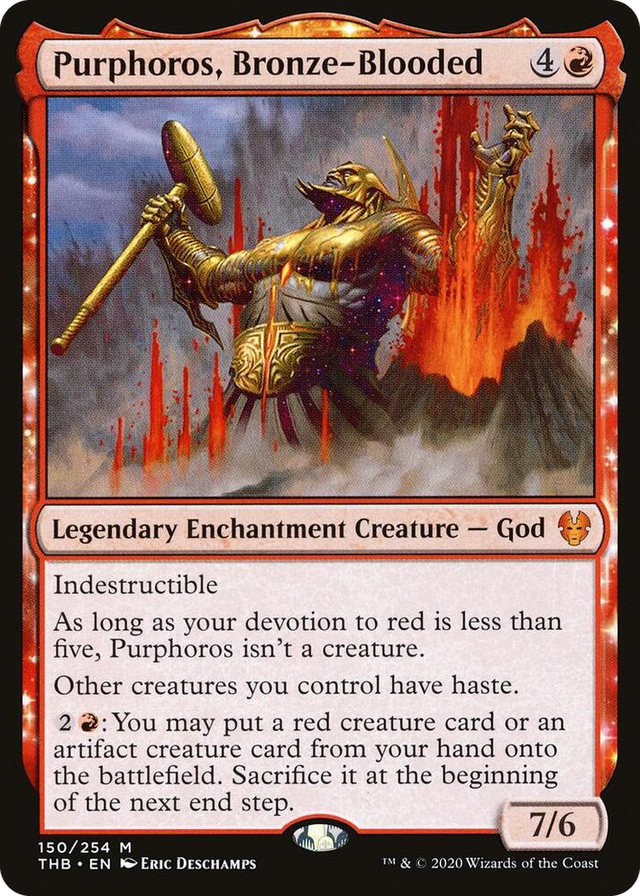 0150 Purphoros, Bronze-Blooded M Theros Beyond Death