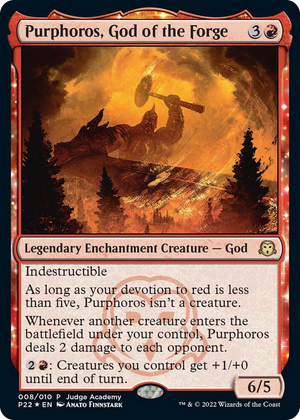 0008 Purphoros, God of the Forge P Judge Promos