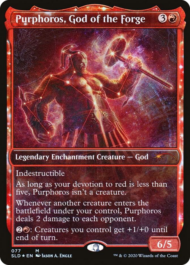 0077 Purphoros, God of the Forge M Secret Lair Drop Series