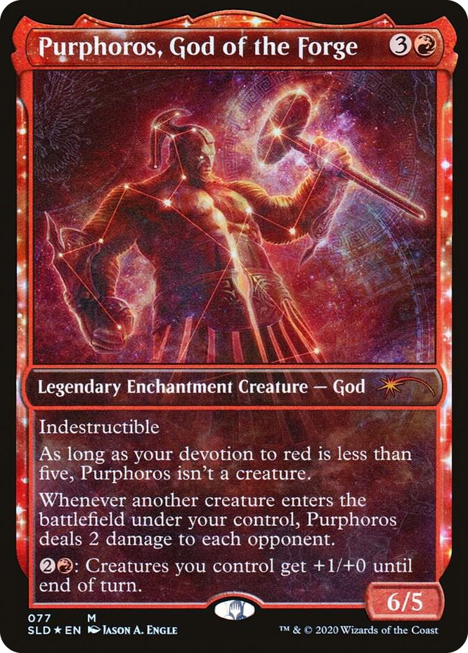 Purphoros, God of the Forge #77 M - Secret Lair Drop Series Pokemon card