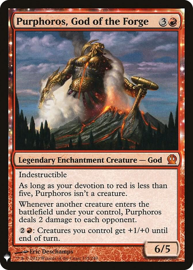 Purphoros, God of the Forge #135 M - The List Reprints Pokemon card