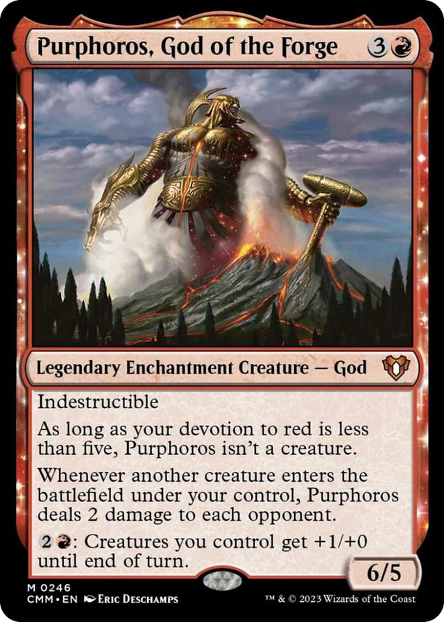 0246 Purphoros, God of the Forge M Commander Masters