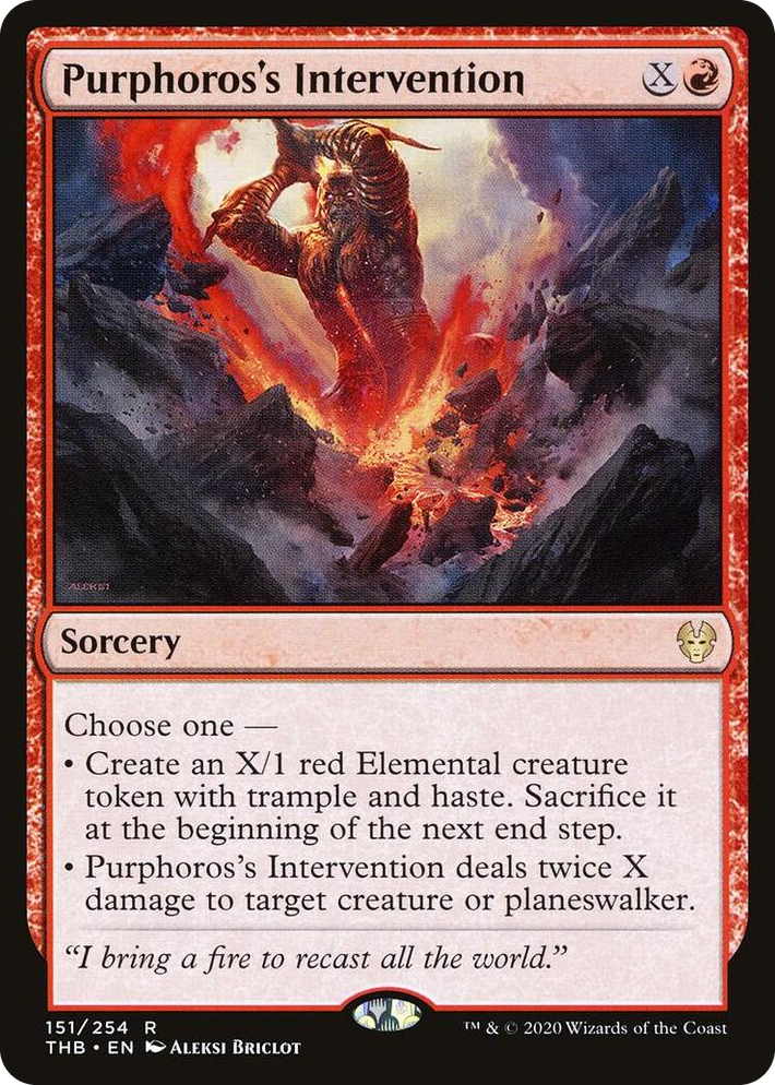 0151 Purphoros's Intervention R Theros Beyond Death
