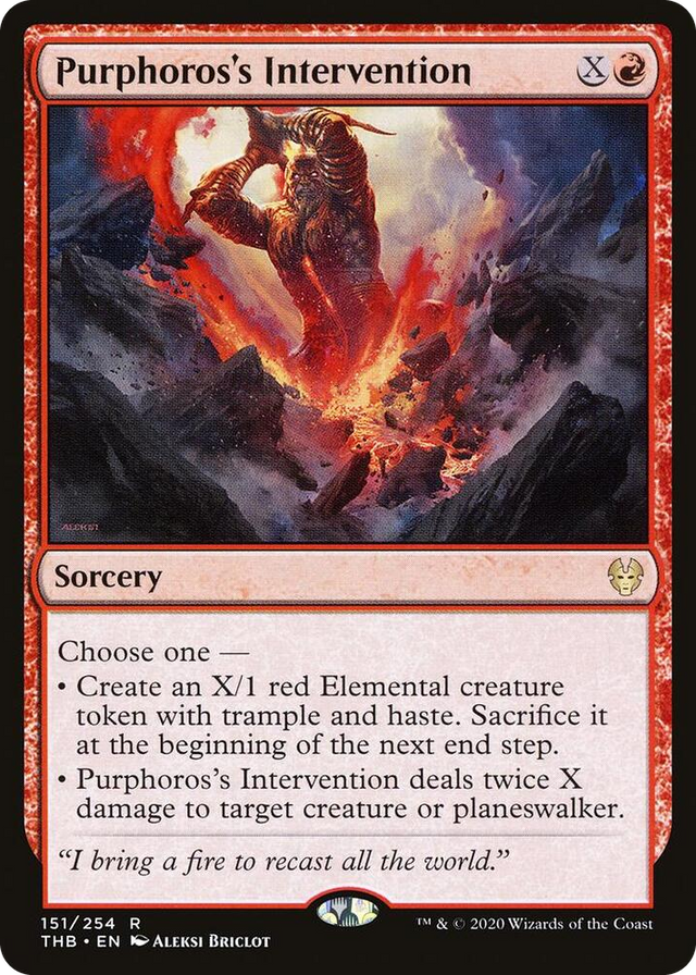 0151 Purphoros's Intervention R Theros Beyond Death