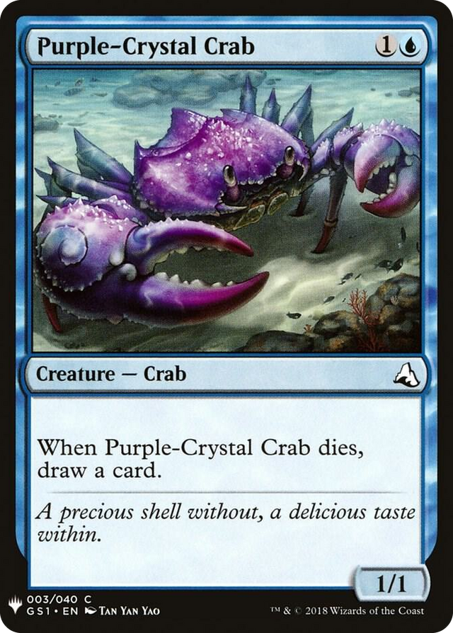 0003 Purple-Crystal Crab C The List Reprints