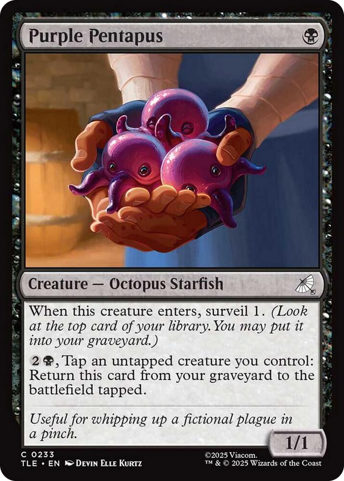 Purple Pentapus #233 C - The Last Airbender: Eternal-Legal Pokemon card