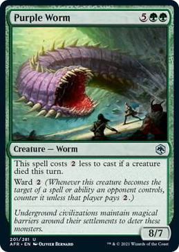 0201 Purple Worm U Adventures in the Forgotten Realms