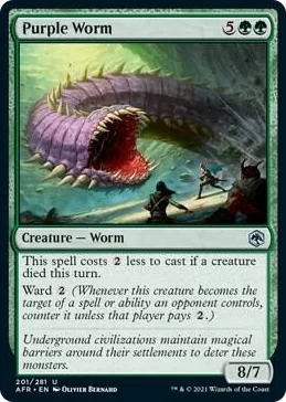 0201 Purple Worm U Adventures in the Forgotten Realms
