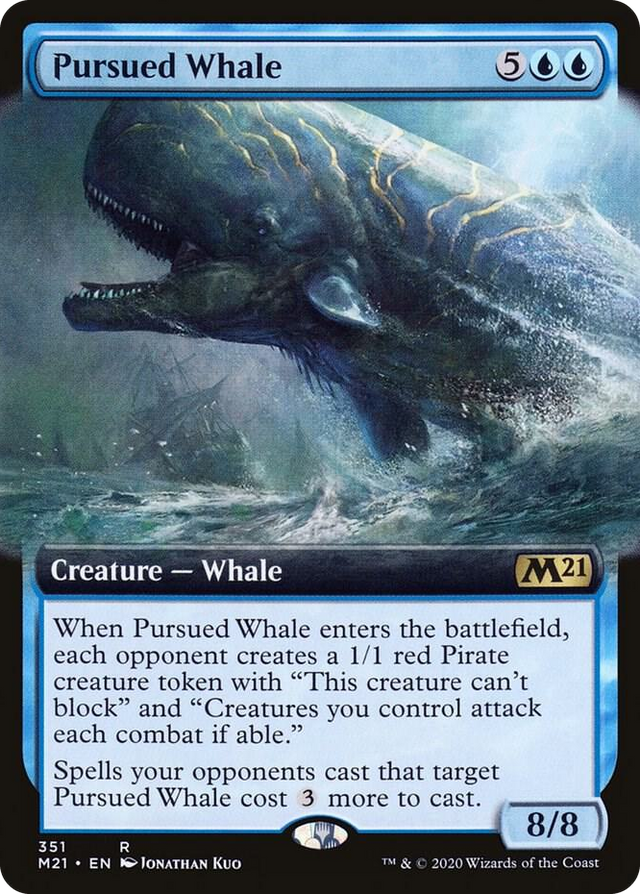 0351 Pursued Whale (Extended Art) R Core Set 2021