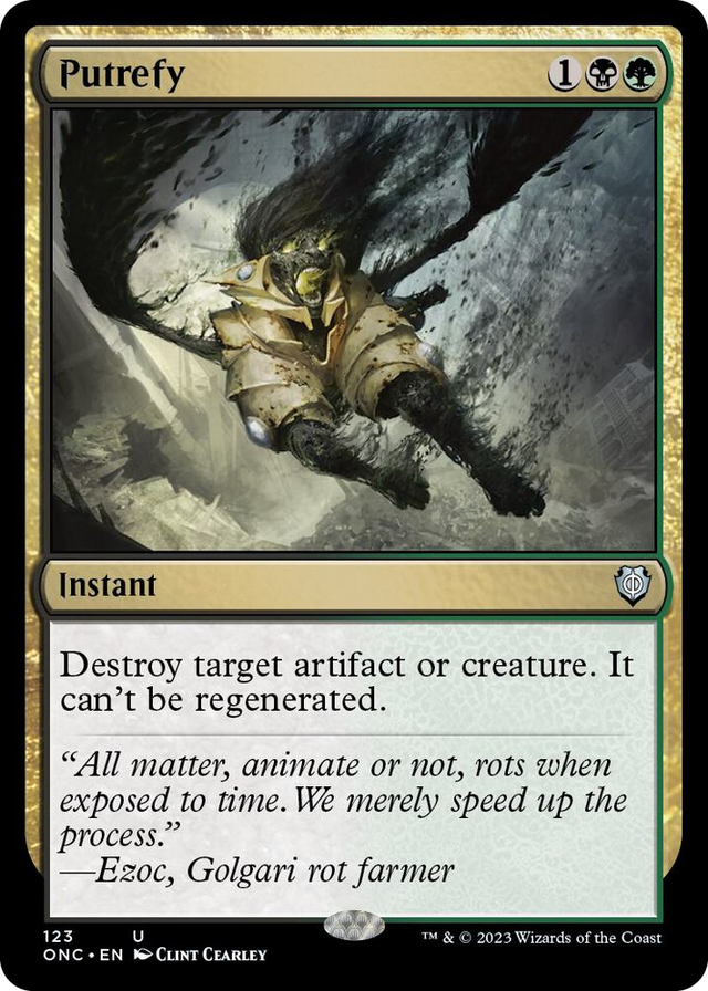 0123 Putrefy U Commander: Phyrexia: All Will Be One