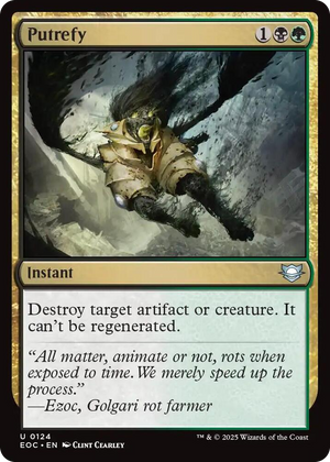 0124 Putrefy U Commander: Edge of Eternities
