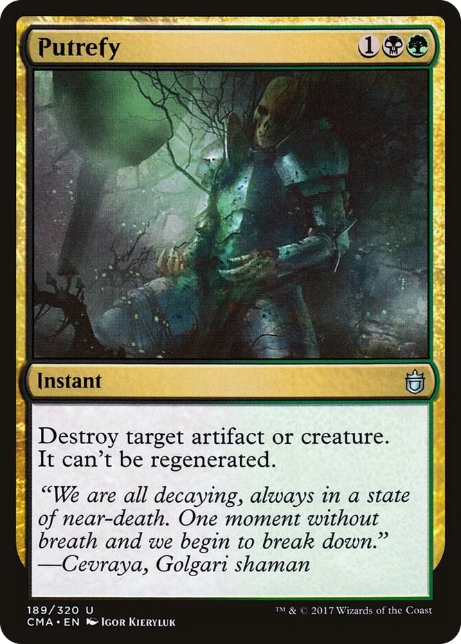 Putrefy #189 U - Commander Anthology Pokemon card