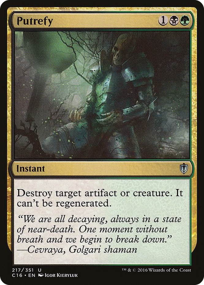 Putrefy #217 U - Commander 2016 Pokemon card