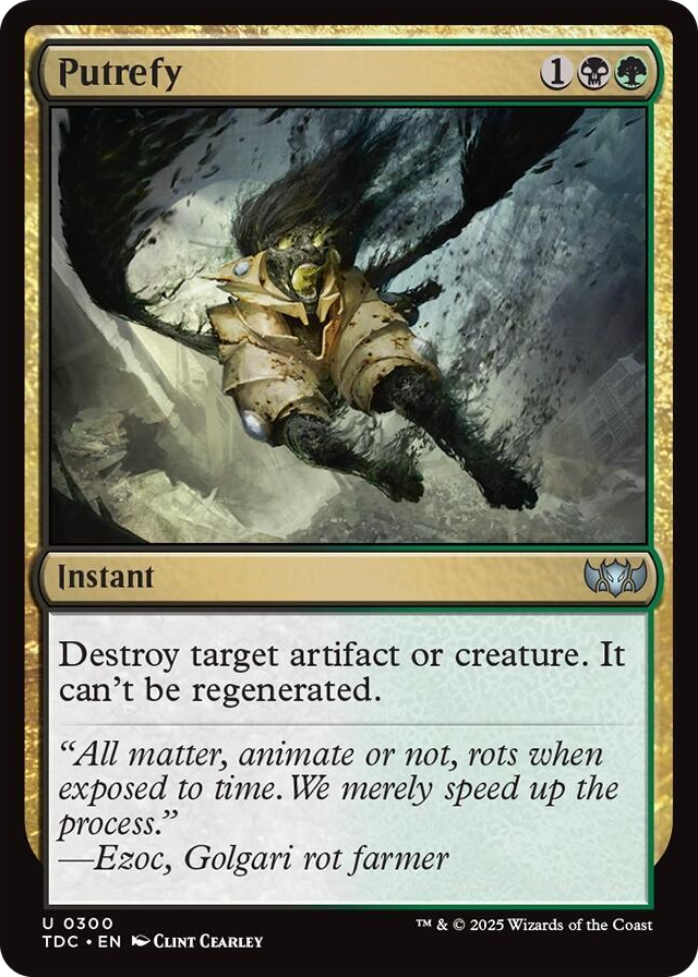 0300 Putrefy U Commander: Tarkir: Dragonstorm