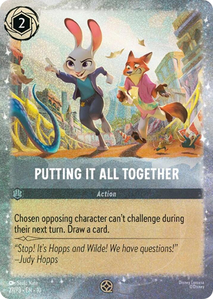 0027 Putting It All Together Promo Disney Lorcana Promo Cards