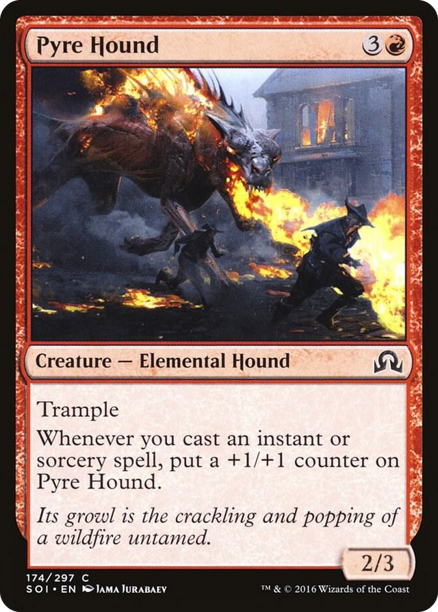 0174 Pyre Hound C Shadows over Innistrad