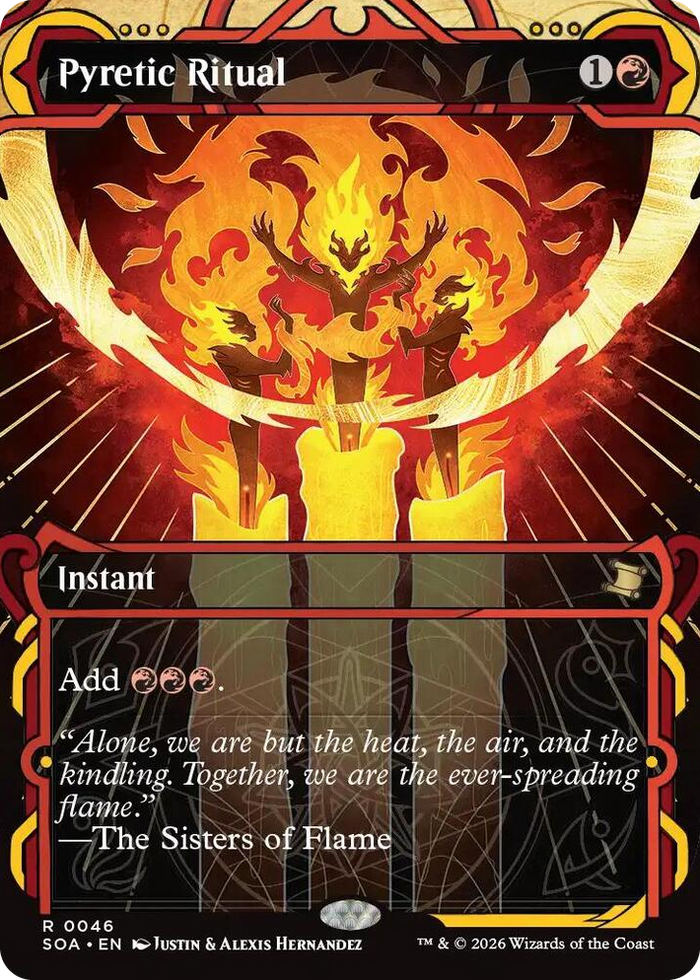 Pyretic Ritual #46 R - Secrets of Strixhaven: Mystical Archive Pokemon card