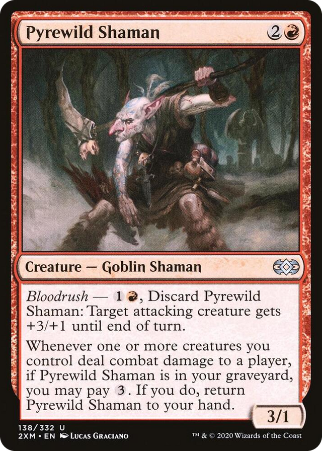 0138 Pyrewild Shaman U Double Masters