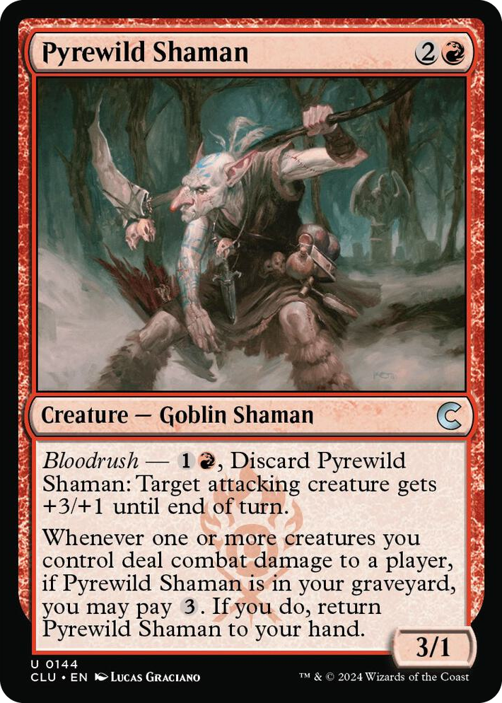 0144 Pyrewild Shaman U Ravnica: Clue Edition