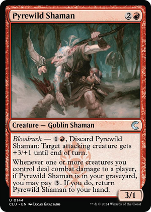 0144 Pyrewild Shaman U Ravnica: Clue Edition