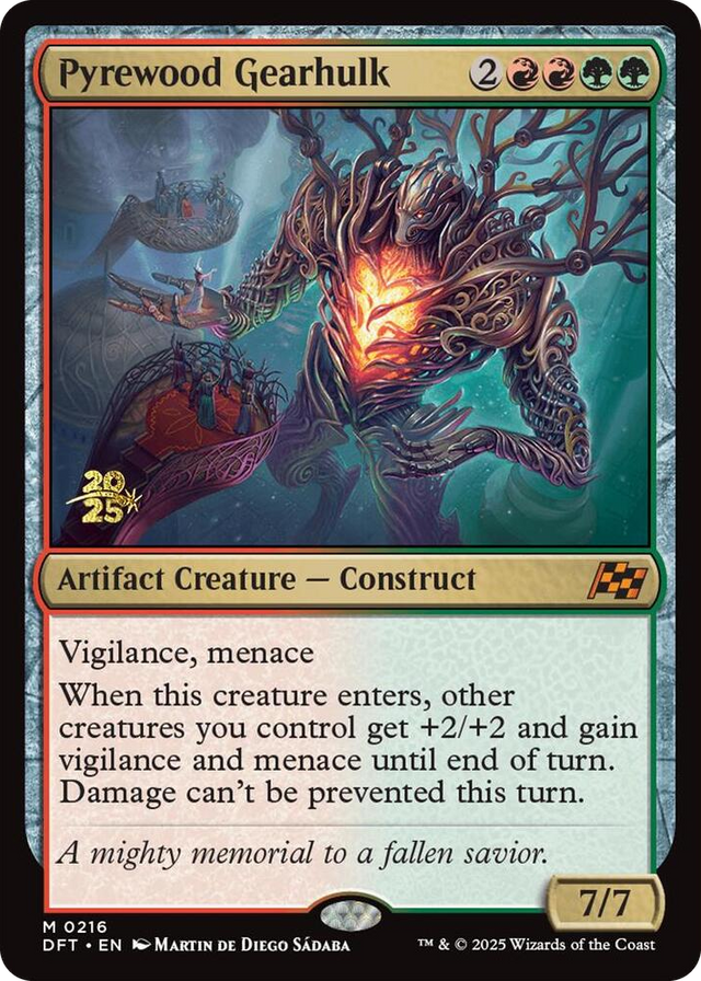 0216 Pyrewood Gearhulk M Prerelease Cards