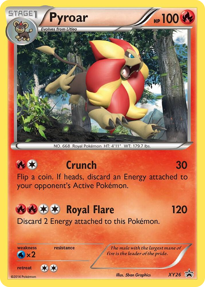 XY026 Pyroar - XY26 Promo XY Promos