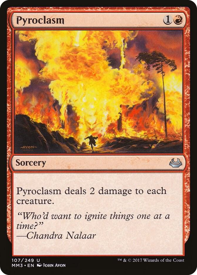 Pyroclasm #107 U - Modern Masters 2017 Pokemon card