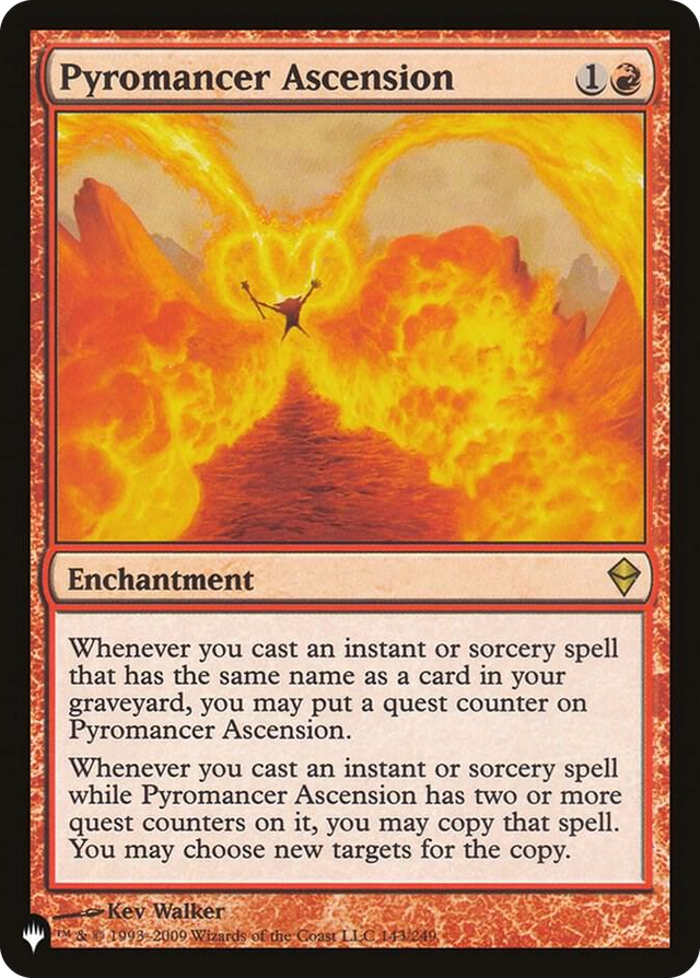 0143 Pyromancer Ascension R The List Reprints