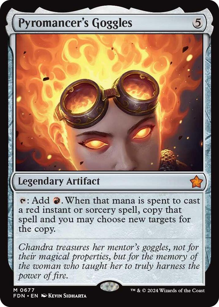 0677 Pyromancer's Goggles M Foundations