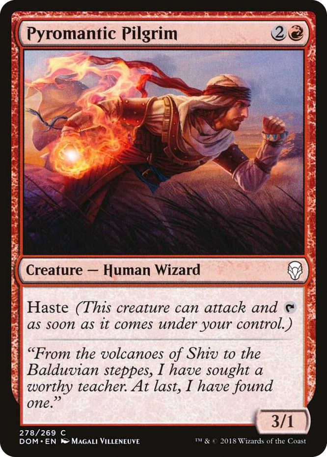 0278 Pyromantic Pilgrim C Dominaria