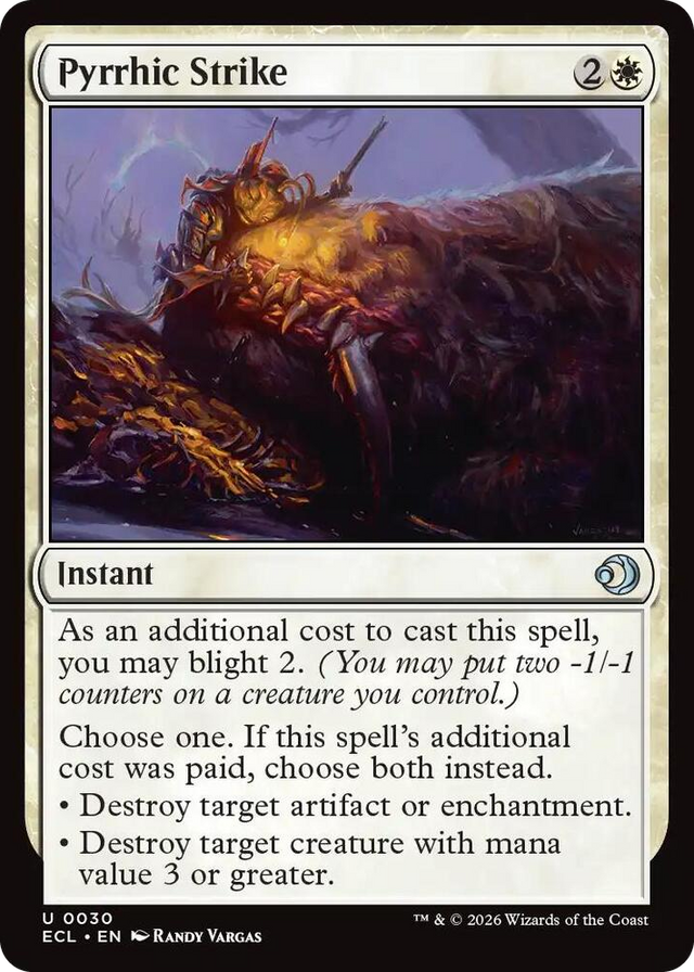 0030 Pyrrhic Strike U Lorwyn Eclipsed