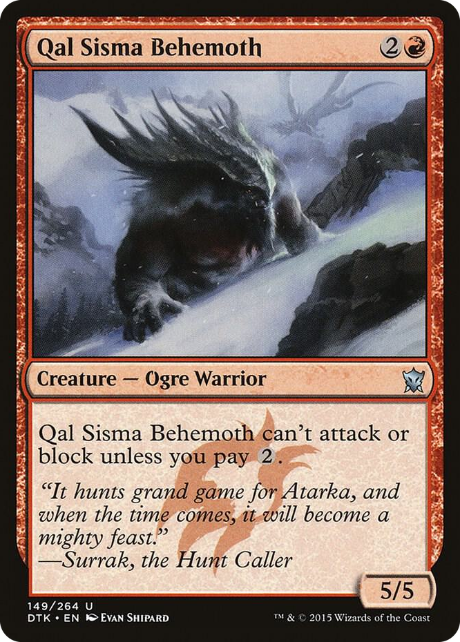 0149 Qal Sisma Behemoth U Dragons of Tarkir