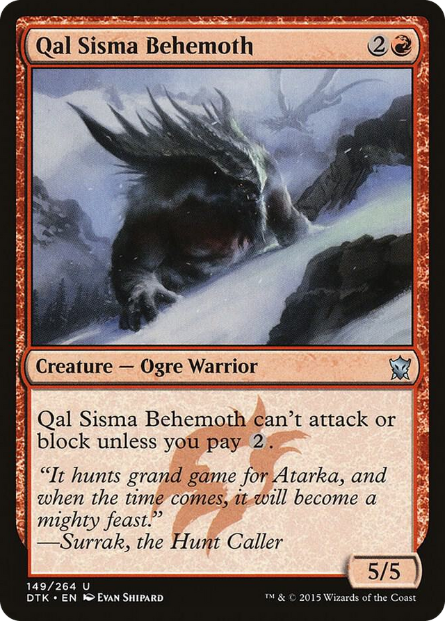 0149 Qal Sisma Behemoth U Dragons of Tarkir