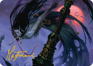 0012 Qarsi Revenant Art Card (12/54) (Gold-Stamped Signature) S Art Series: Tarkir: Dragonstorm