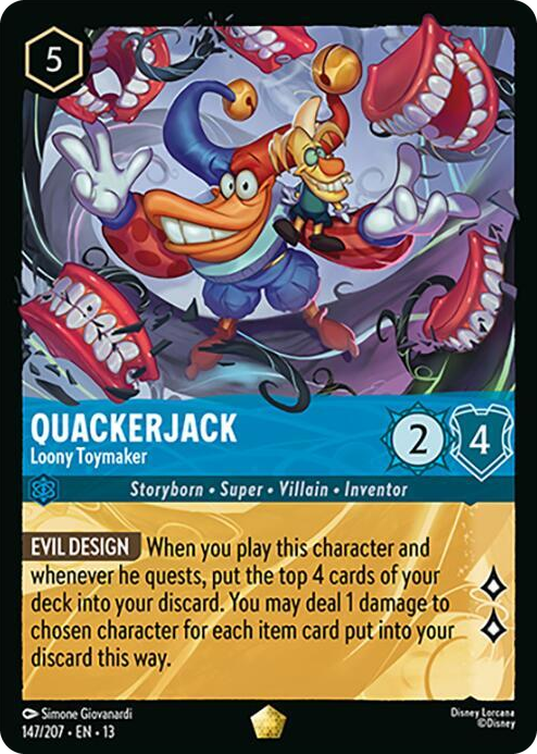 0147 Quackerjack - Loony Toymaker Legendary Attack of the Vine!