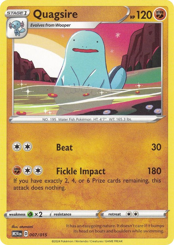 0007 Quagsire Promo McDonald's Promos 2024