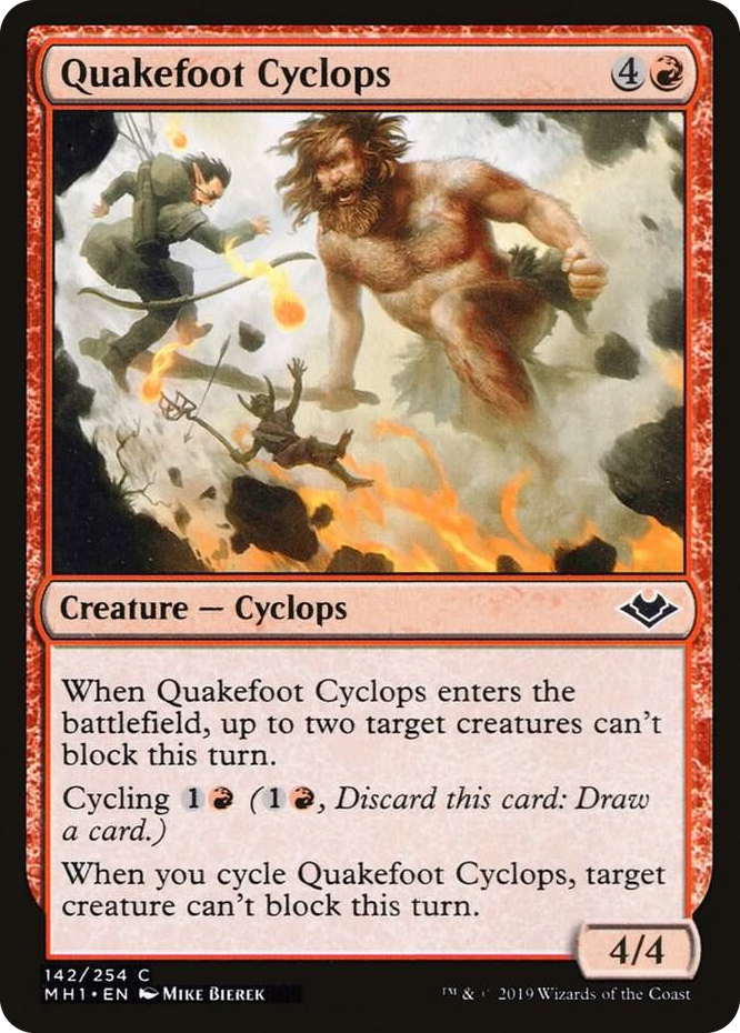 0142 Quakefoot Cyclops C Modern Horizons
