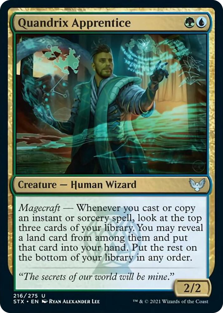 0216 Quandrix Apprentice U Strixhaven: School of Mages