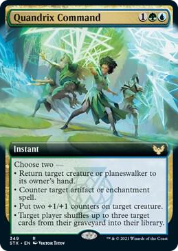 0349 Quandrix Command (Extended Art) R Strixhaven: School of Mages