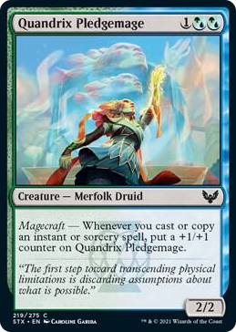 0219 Quandrix Pledgemage C Strixhaven: School of Mages