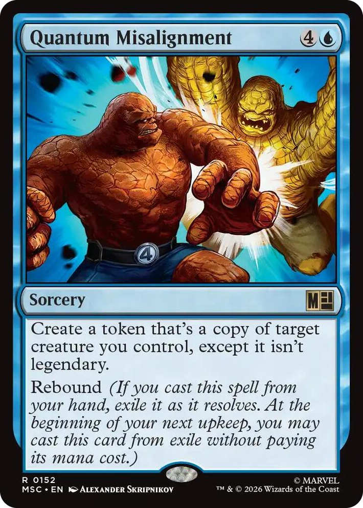0152 Quantum Misalignment R Commander: Marvel Super Heroes