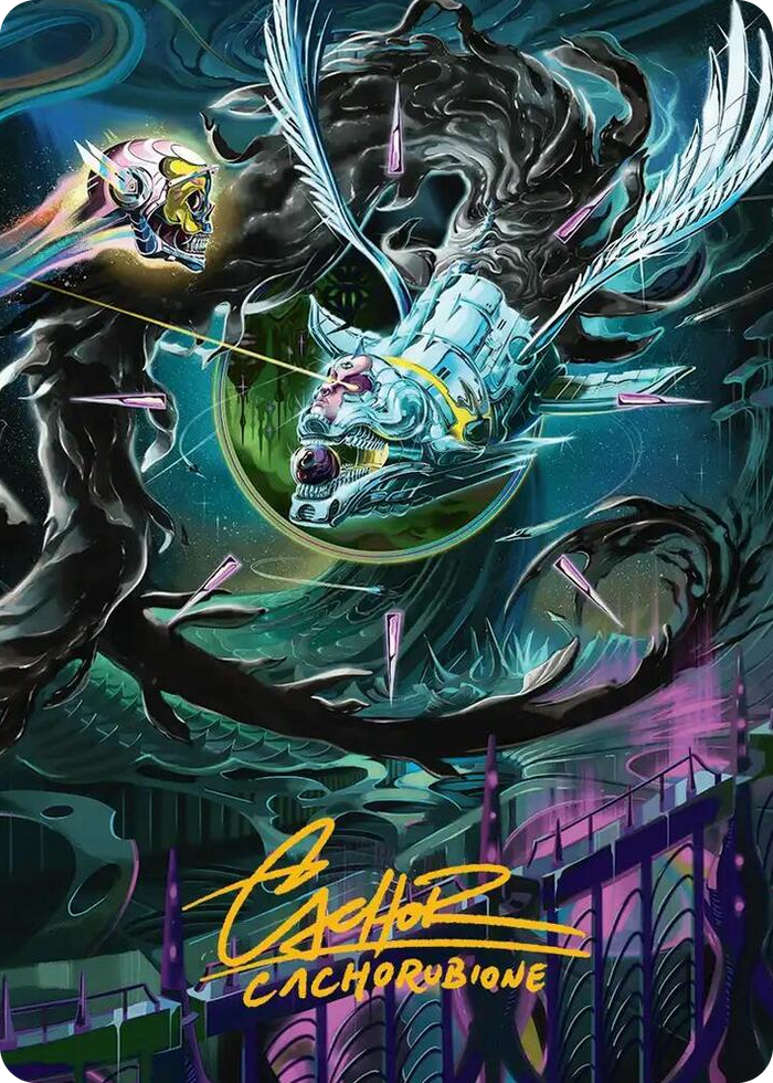 Quantum Riddler Art Card (Gold-Stamped Signature) #39 S - Art Series: Edge of Eternities Pokemon card