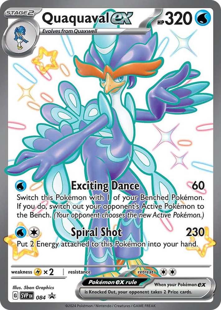 0084 Quaquaval ex - 084 Promo Scarlet & Violet Promo Cards