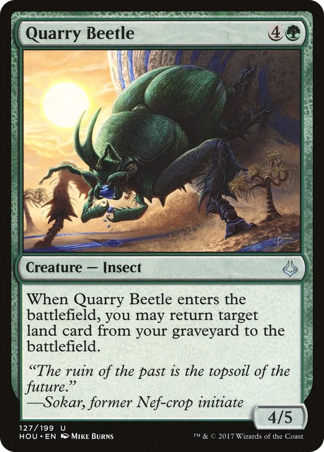 Quarry Beetle #127 U - Hour of Devastation Pokemon card