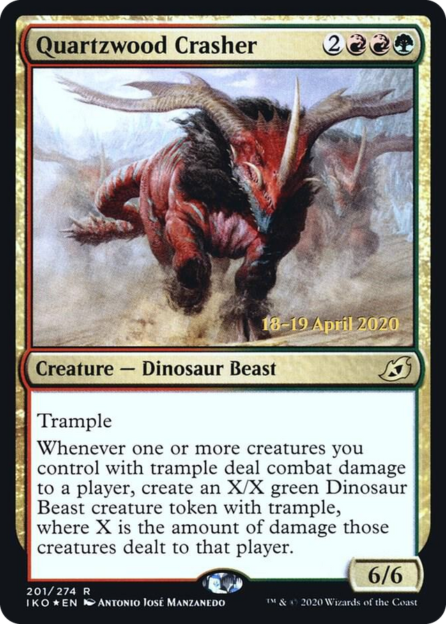 0201 Quartzwood Crasher R Prerelease Cards