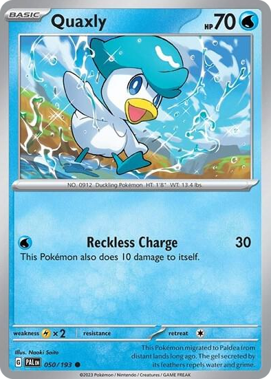 0050 Quaxly - 050/193 (Summer 2023 Collector Chest) Common Miscellaneous Cards & Products