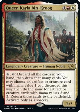 0218 Queen Kayla bin-Kroog R The Brothers' War