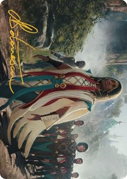 0039 Queen Kayla bin-Kroog Art Card (Gold-Stamped Signature) S Art Series: The Brothers' War