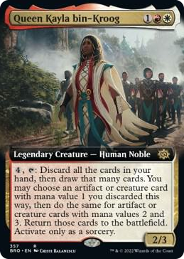 0357 Queen Kayla bin-Kroog (Extended Art) R The Brothers' War